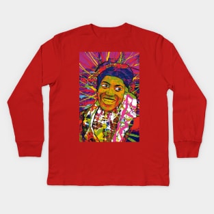 Zora Neale Hurston Kids Long Sleeve T-Shirt